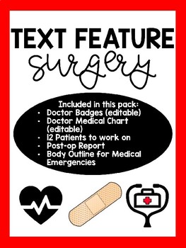 Preview of Non-Fiction/Informational Text Feature Surgery (Classroom Transformation)