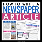 Newspaper Article Writing - Journalism Nonfiction Lesson a