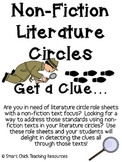 Non-Fiction Literature Circles Packet...Get a Clue! (Detec