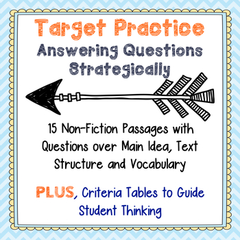 Preview of Non-Fiction Passages Strategic Test Prep-Short Assessments, Distance Learning