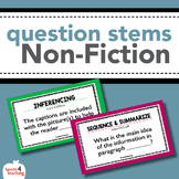 Non-Fiction Question Stems for Reading Comprehension