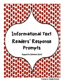 Non-Fiction Readers' Response Prompts (Application/Analysis)