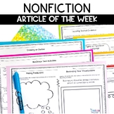 Non Fiction Reading Comprehension Activities