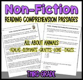 Non-Fiction Reading Comprehension Passages All About Anima