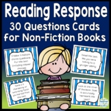 Non-Fiction Reading Response Cards: 30 Questions for Non-F