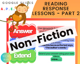 Non-Fiction Reading Response Lessons - APE Strategy - EQAO