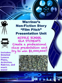 Non-Fiction Story "Film Pitch" Presentation