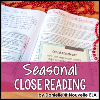 Preview of Close Reading Passage - Informational Text - The Hendersons Cancel Christmas