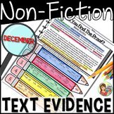 Reading Passages Text Evidence {December Print Edition}