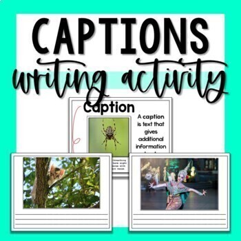 Writing examples caption 8 Ways