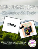Non-Fiction Text Feature Cards *Spanish*