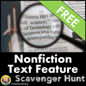 Preview of Free Nonfiction Text Features Scavenger Hunt