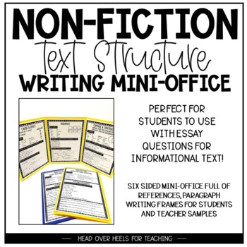 Preview of Non-Fiction {Text Structure} Writing Mini-Office