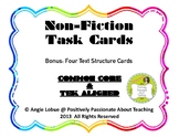 Non Fiction Task Cards {Text Features & Text Structure}