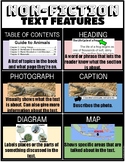 Non-Fiction Text Features Anchor Chart | Poster Size and R
