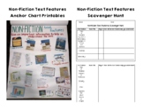 Non-Fiction Text Features Anchor Chart with Scavenger Hunt