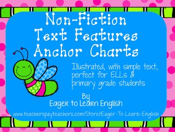 Preview of Non-Fiction Text Features Anchor Charts