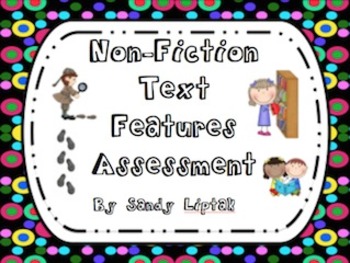 Preview of Non-Fiction Text Features Assessment