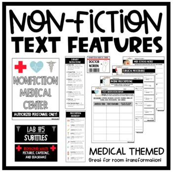 Preview of Non-Fiction Text Features (Medical Theme)