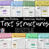 Non Fiction Text Structure- American History BUNDLE! ELA/SS;