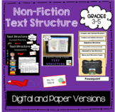 Non-Fiction Text Structure Bundle- Distance learning