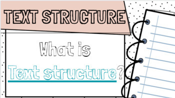 Preview of Non-Fiction Text Structure Google Slides