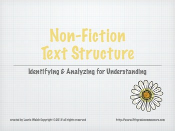 Preview of Non Fiction Text Structure Keynote Presentation