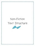 Non-Fiction Text Structures Anchor Charts
