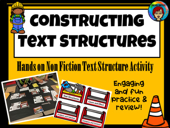 Preview of Non Fiction Text Structures Practice and Review Construction Transformation
