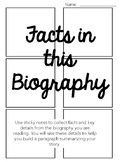 Non-Fiction Texts: Biography Summary Organizer