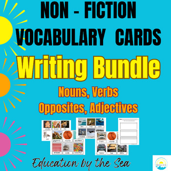 Preview of Non Fiction Vocabulary Writing Picture Cards