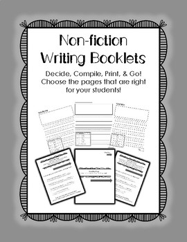 Preview of Non-Fiction Writing Booklets
