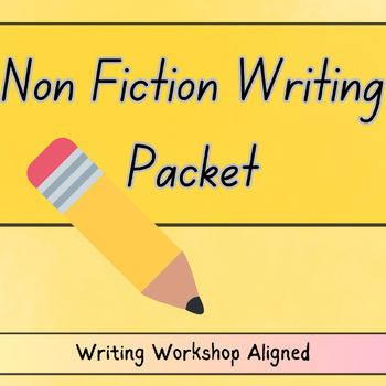 Preview of Non Fiction Writing Notes- WRITING WORKSHOP Aligned!