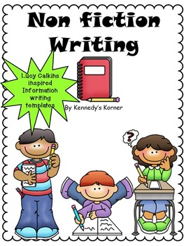 Preview of Non Fiction Writing templates ~ Lucy Calkins inspired!