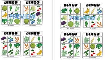 Preview of Non GMO Bingo Game