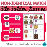 Non Identical Matching File Folder Games and Activities fo