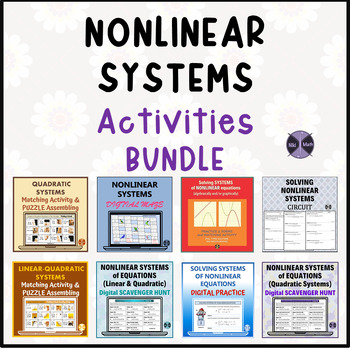 Preview of Non-Linear Systems - Mini BUNDLE (10 items)