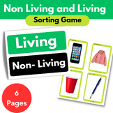 Non-Living and Living Things Sorting Game