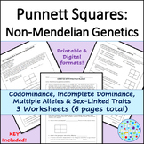 NonMendelian Genetics Worksheets