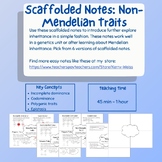 Non-Mendelian Traits Scaffolded Notes