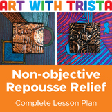 Non-Objective Repousse Relief Sculpture Art Lesson - Middl