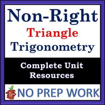 Preview of Non-Right Triangle Trigonometry - COMPLETE RESOURCES