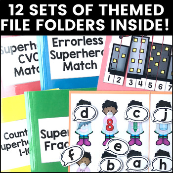 Non Seasonal Themed File Folder BUNDLE for Special Education | TpT