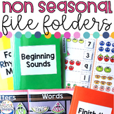 Safari Animals File Folders for Special Education | TPT