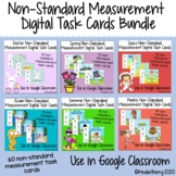 Non-Standard Measurement Digital Task Cards Bundle Kinder 