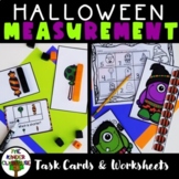 Comparing Heights | Halloween Math Task Cards | Height Mea