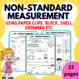 Non Standard Measurement - Length Worksheets for Kindergarten - Grade One