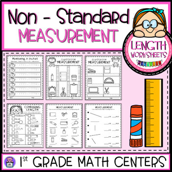 Preview of Measuring Length | length Measurement | Non-Standard Measurement Worksheets