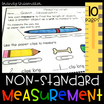 Winter Cube Measuring Non Standard Measurement for Preschool and  Kindergarten - Classful