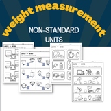 Non Standard Units Weight Measurement Worksheets